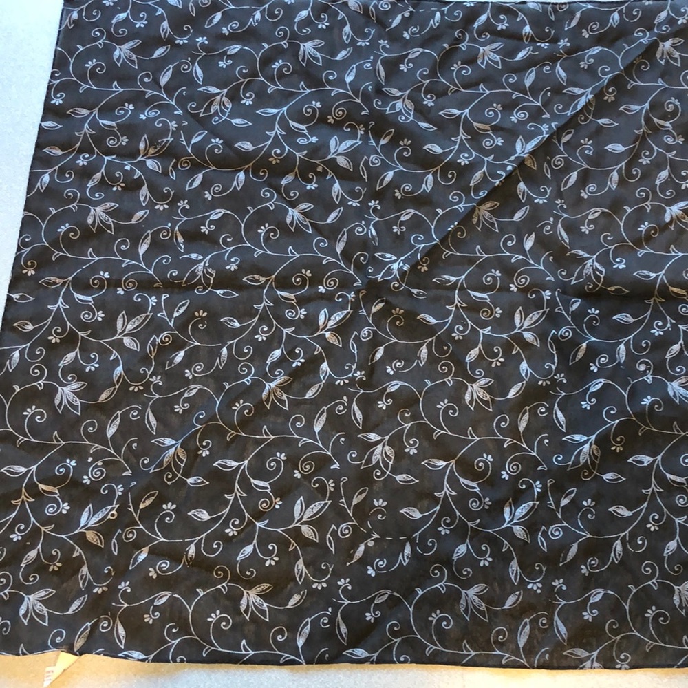 Black & Silver Scarf